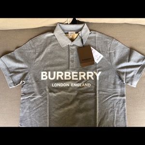 Burberry cotton polo shirt M